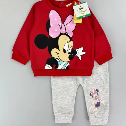 Disney Baby Minnie Mouse Long-Sleeve Top & Joggers Set
