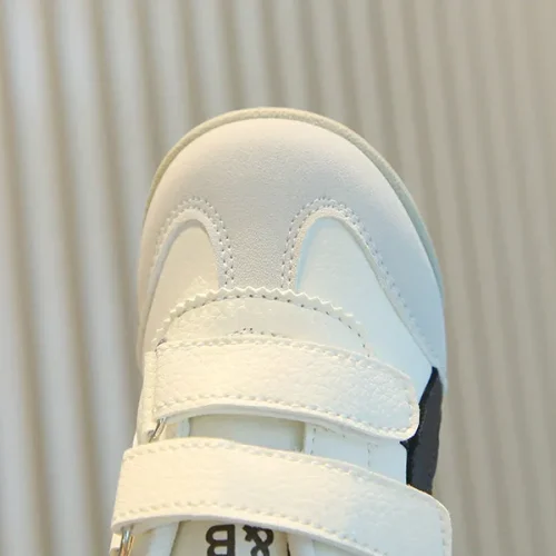 Kids retro dual strap velcro sneakers