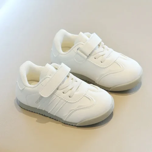 Kids retro three-stripe sports sneakers