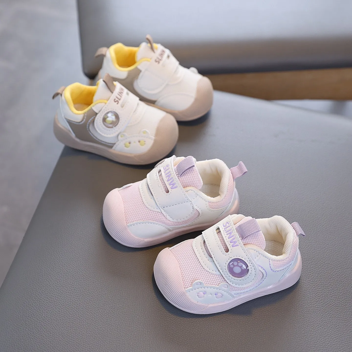 Cute toddler first walker shoes