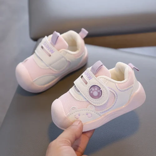 Cute toddler first walker shoes