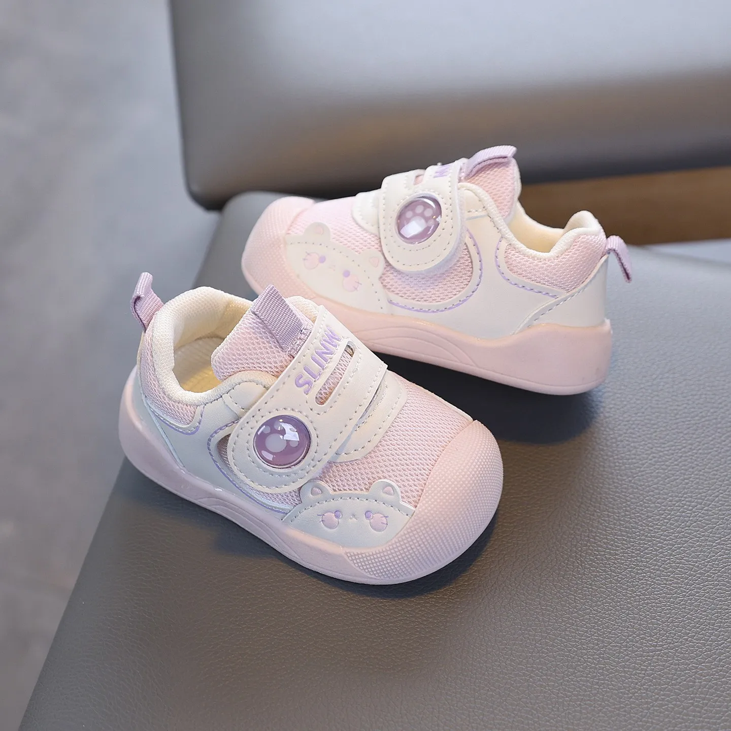 Cute toddler first walker shoes