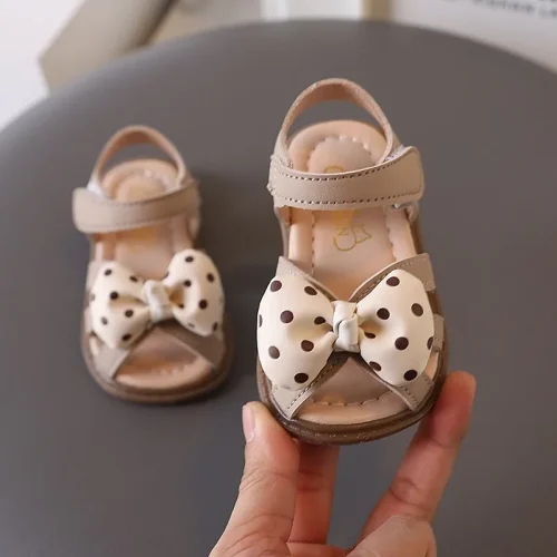 Girls open toe flat sandals