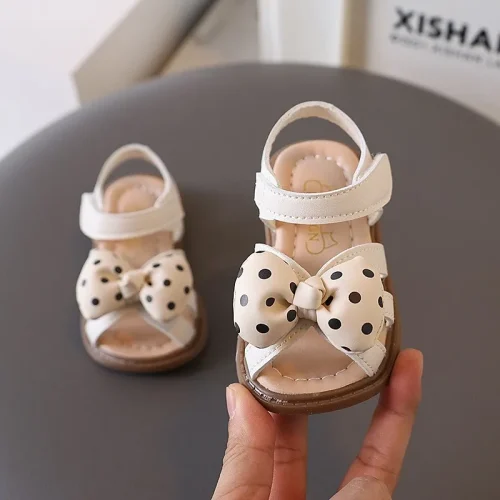 Girls open toe flat sandals