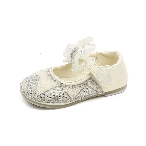 Girls rhinestone embellished dress shoes