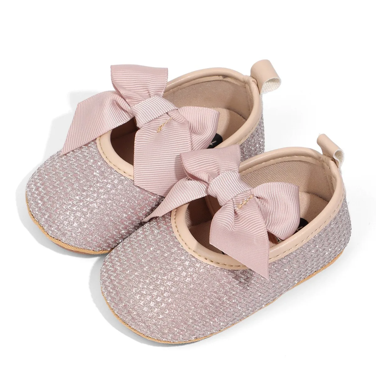 Infant baby girls pre-walker crib shoes
