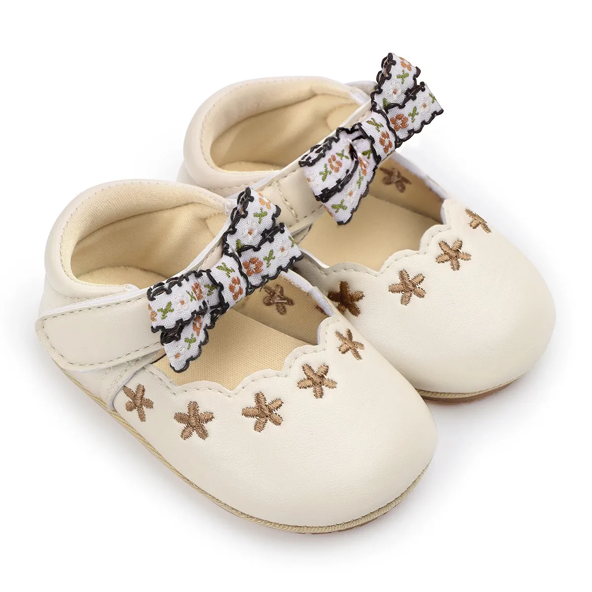 Infant baby girls pre-walker shoes