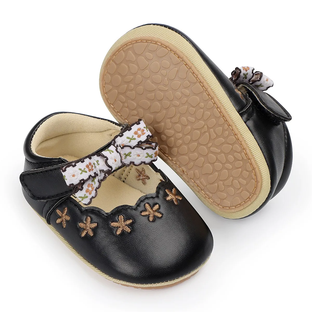 Infant baby girls pre-walker shoes