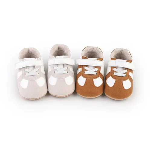 Infant baby pre-walker retro trainer sneakers