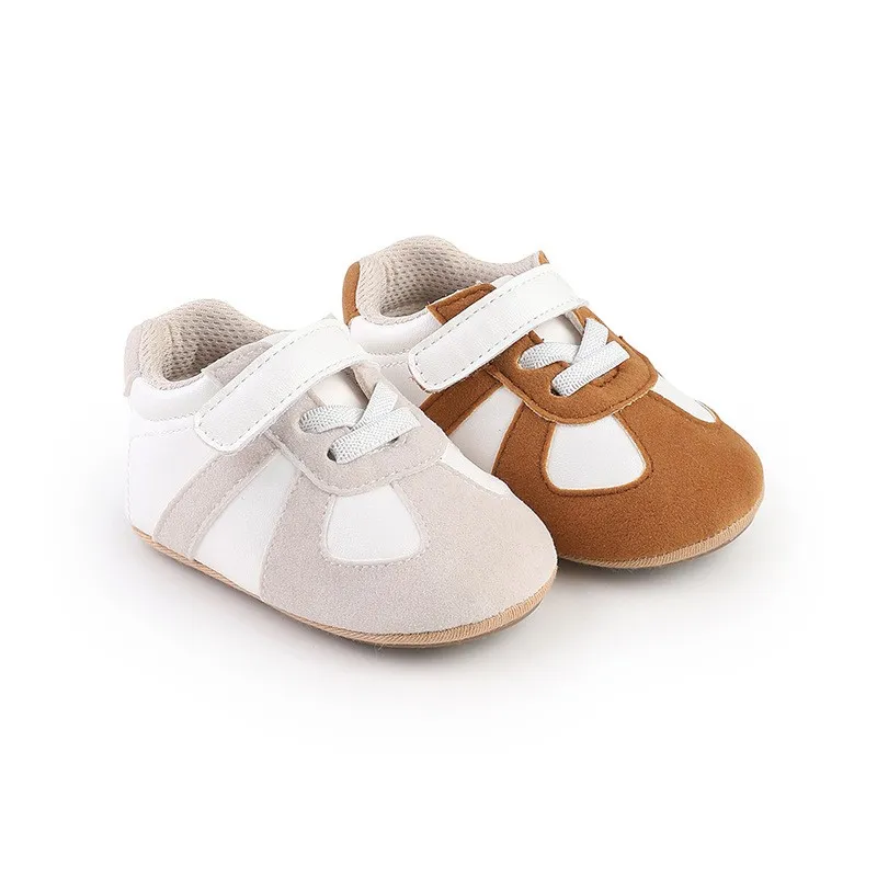 Infant baby pre-walker retro trainer sneakers