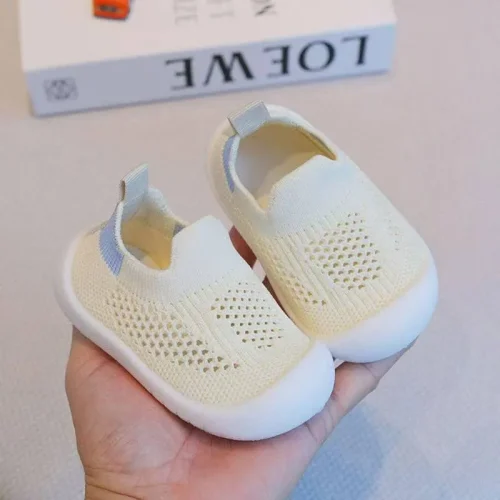Anti-Slip Breathable Mesh Baby First-Walker Shoes