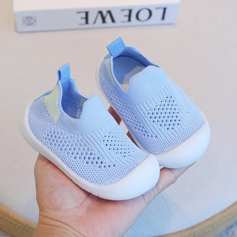 Anti-Slip Breathable Mesh Baby First-Walker Shoes