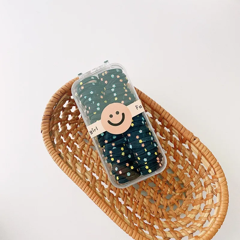 Cute Patterned Mini Elastic Hair Tie Bands