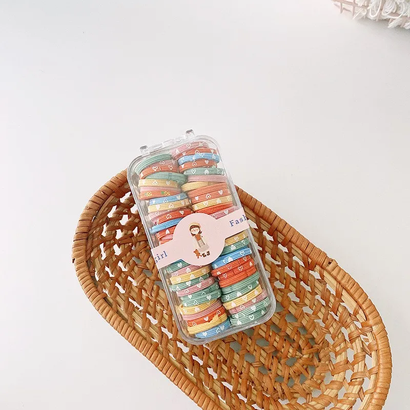 Cute Patterned Mini Elastic Hair Tie Bands