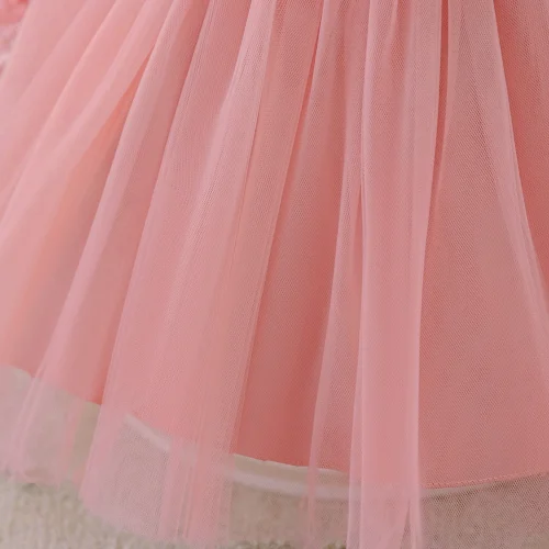 Girls' Lace & Tulle Party Gown Dress