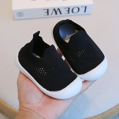 Anti-Slip Breathable Mesh Baby First-Walker Shoes