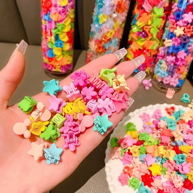 Mini Butterfly & Flower Claw Clips Bulk Pack