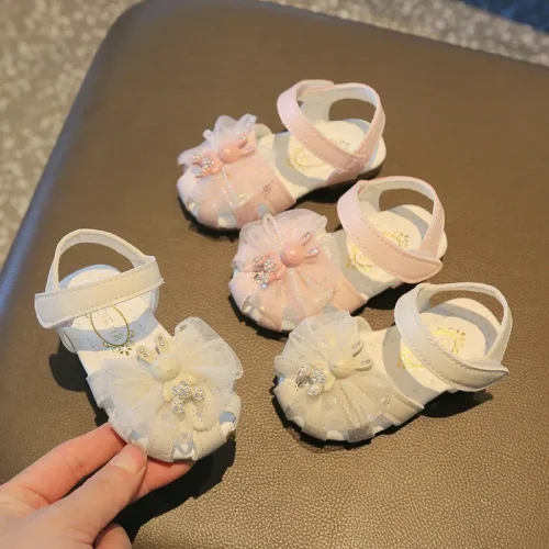 Toddler girls closed-toe summer sandals