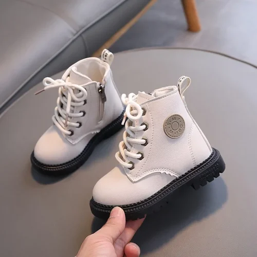 Toddler lace-up ankle boots