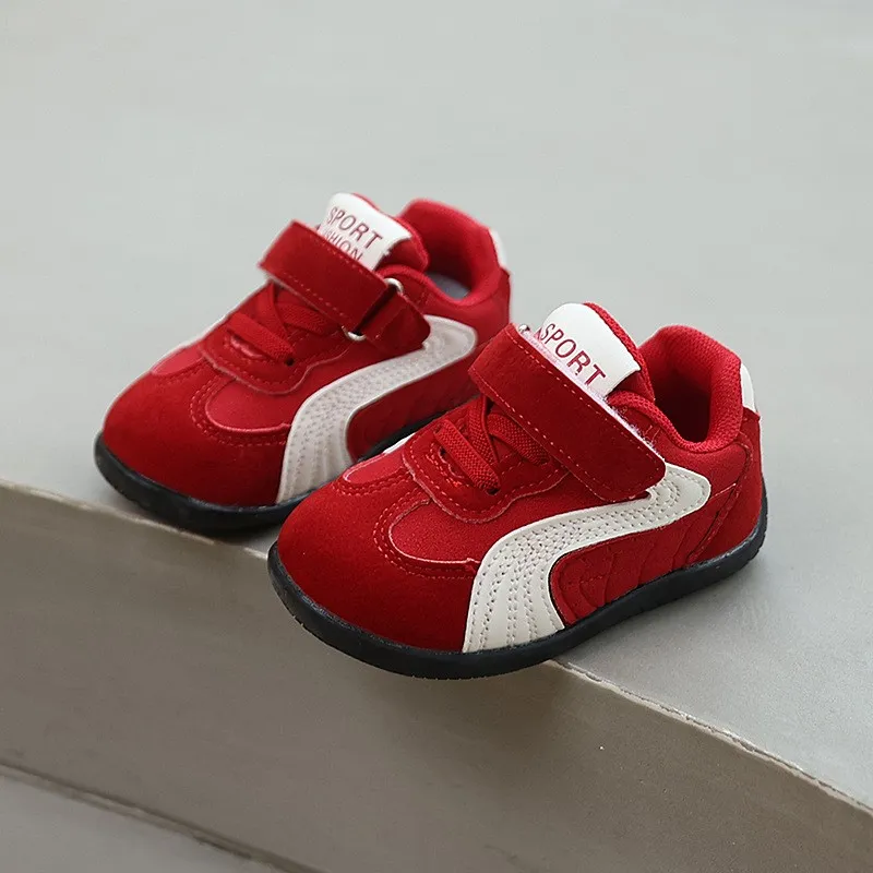 Toddler Velcro Suede Sneakers