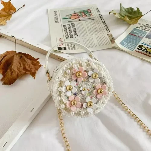 Pearl Floral Mini Sling & Shoulder Bag