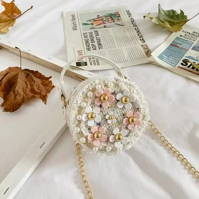 Pearl Floral Mini Sling & Shoulder Bag