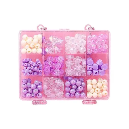 DIY Beaded Jewelry Making Kit with Beaded Handle Storage Box